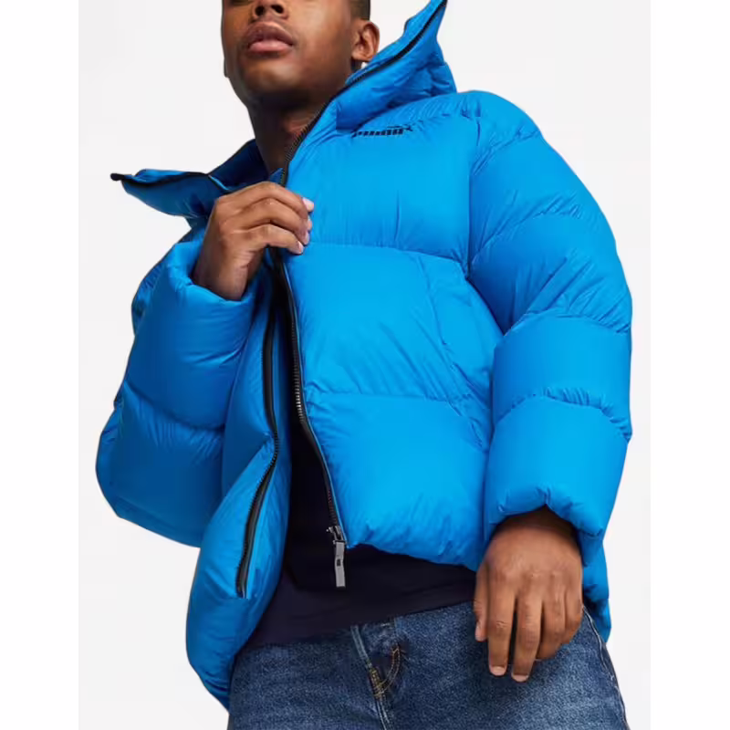 PUMA Ultra Down Hooded Puffer Jacket Blue