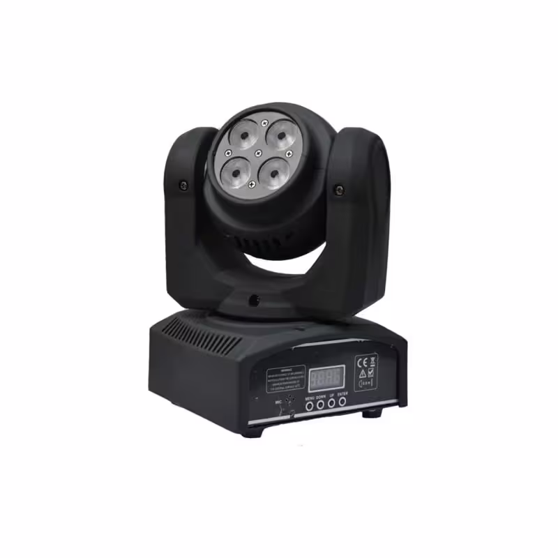 Лазерен проектор 4в1, LED, двойна движеща глава, ефекти, 220VAC, 40W