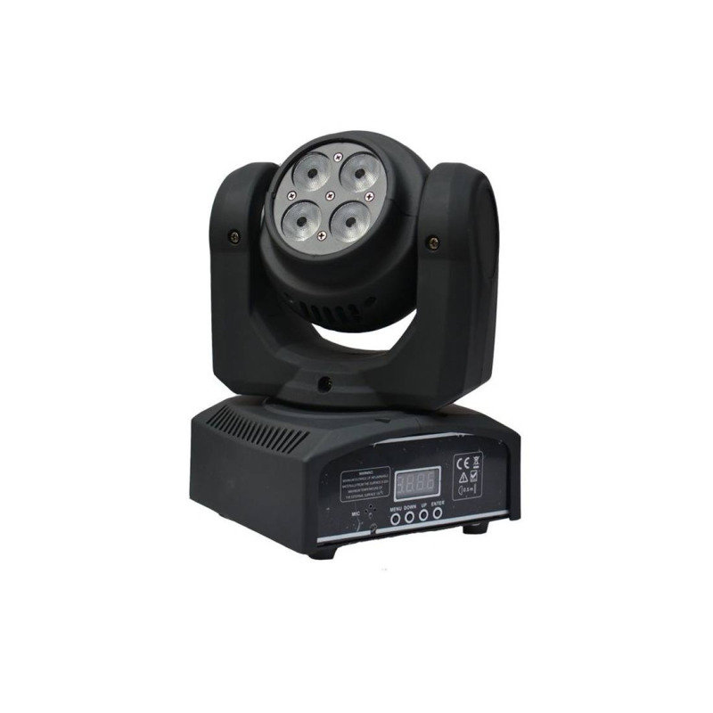 Лазерен проектор 4в1, LED, двойна движеща глава, ефекти, 220VAC, 40W