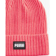 PUMA Ribbed Classic Cuff Beanie Pink