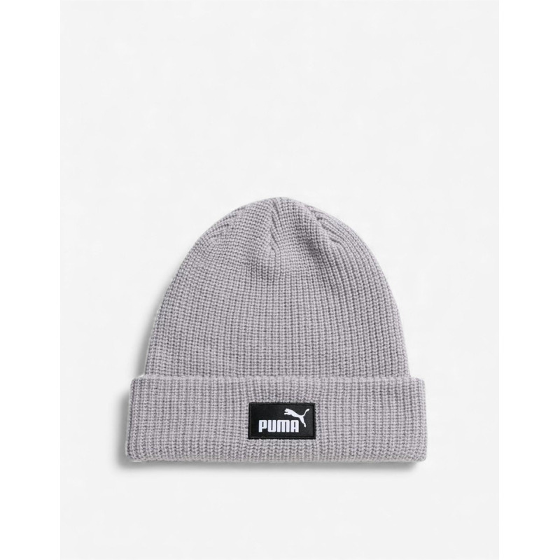 PUMA Essentials High Crown Beanie Grey