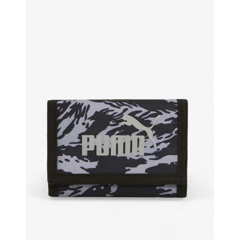 PUMA Phase All-Over Print Wallet Black/Grey