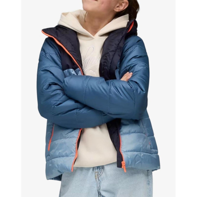 PUMA Essentials Hooded Padded Jacket Blue