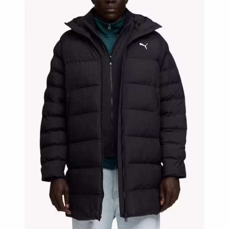 PUMA Mono Hooded Parka Black