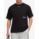 PUMA Graphic Oversize Training Tee Black