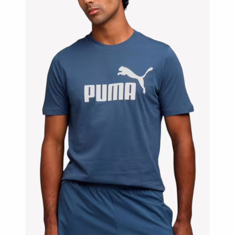 PUMA Essentials No. 1 Logo Tee Blue