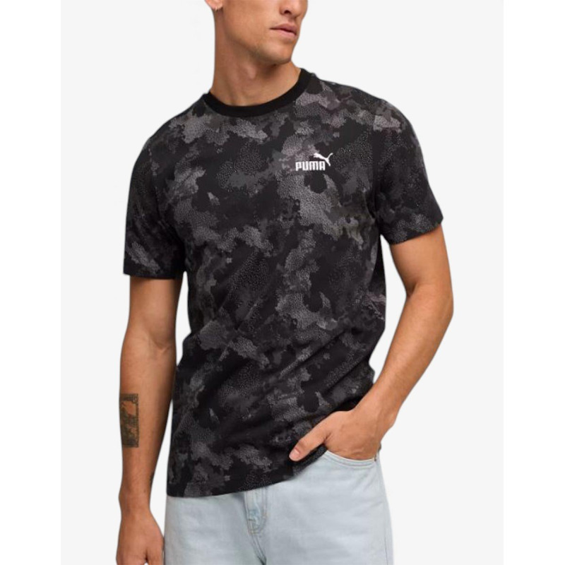 PUMA Essentials Camo Tee Black