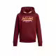 JACK&JONES Logo Drawstring Hoodie Red