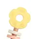 Сензорна дървена играчка-гризалка Цвете Classic World за бебета от 0 до 6 месеца