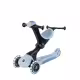 Тротинетка със седалка 5 в 1 GLOBBER GO UP DELUXE LIGHTS ECOLOGIC 360&deg; - пастелно синя