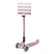 Тротинетка със седалка 5 в 1 GLOBBER GO UP DELUXE LIGHTS ECOLOGIC 360&deg; - розова