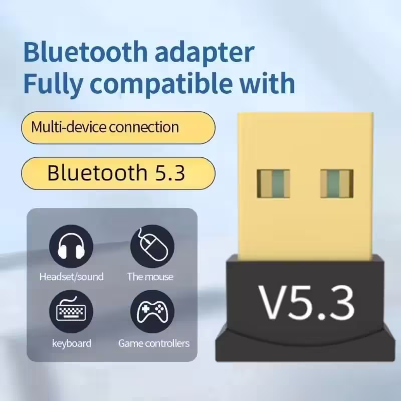 USB Bluetooth 5.3 Адаптер за Компютър и Лаптоп
