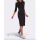 ADIDAS Originals 3-Stripes Dress Black