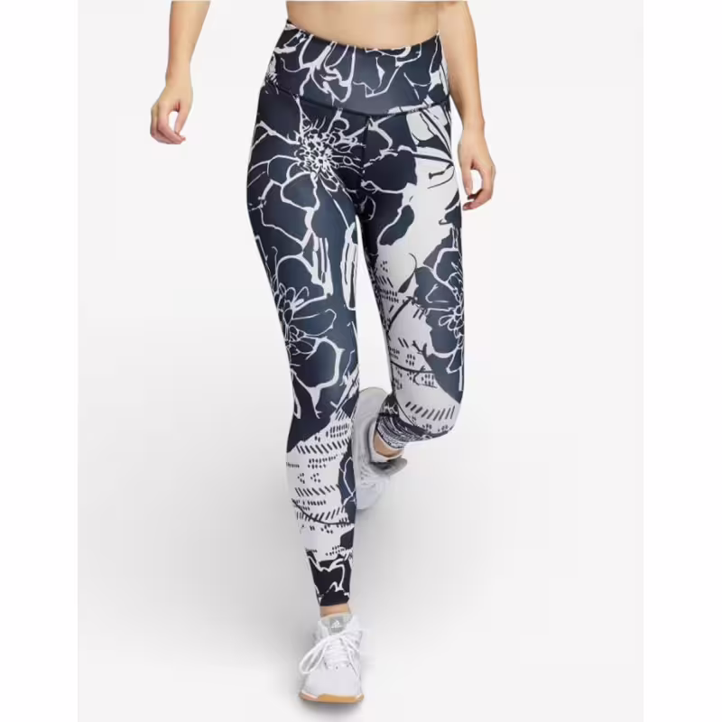 ADIDAS Optime Superher Training 7/8 Leggings Black/White
