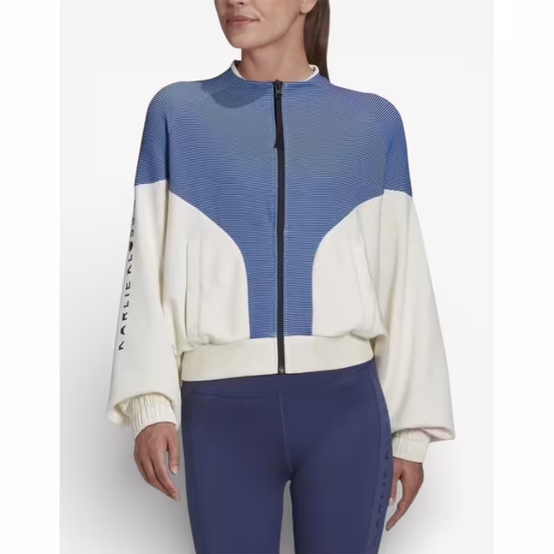 ADIDAS x Karlie Kloss Cover-Up Track Top Blue/White
