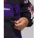 ADIDAS Half Zip Windbreaker Jacket Black/Purple