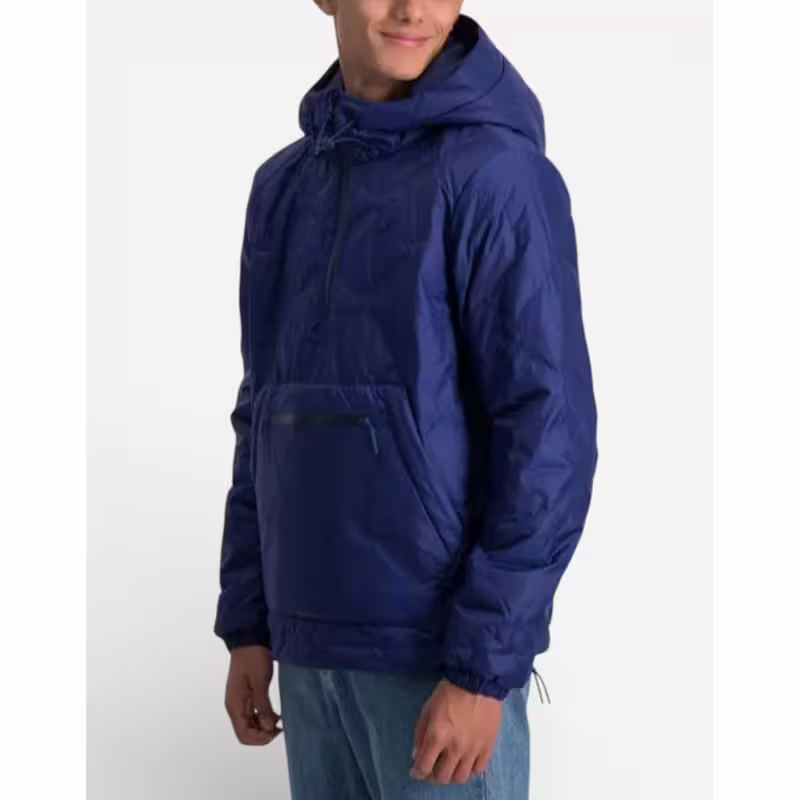 ADIDAS Down Quilt Half Zip Jacket Blue