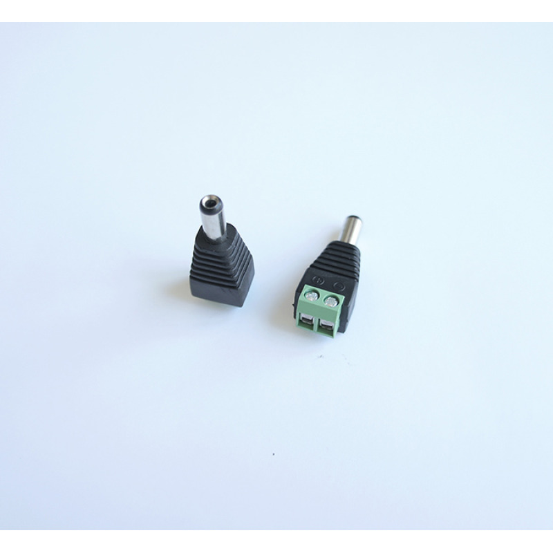 Букса захранваща, за кабел, с болт, 5,5x2,1mm(м)