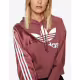 ADIDAS Originals Adicolor Split Trefoil Hoodie Dark Burgundy