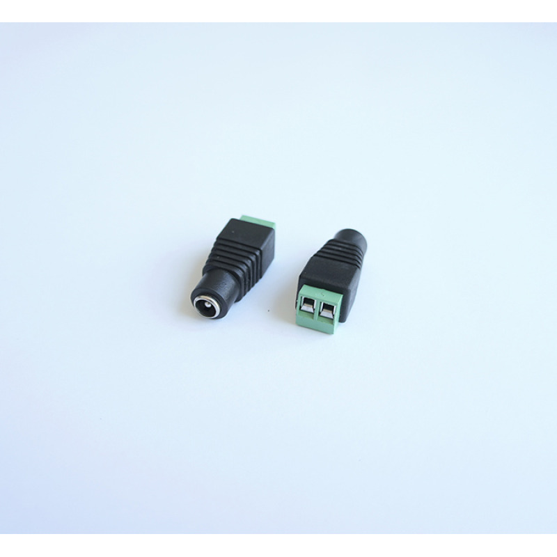 Букса захранваща, за кабел, с болт, 5,5x2,1mm(ж)