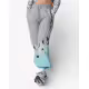 ADIDAS х Stella McCartney Color Blocked Woven Track Pants Grey