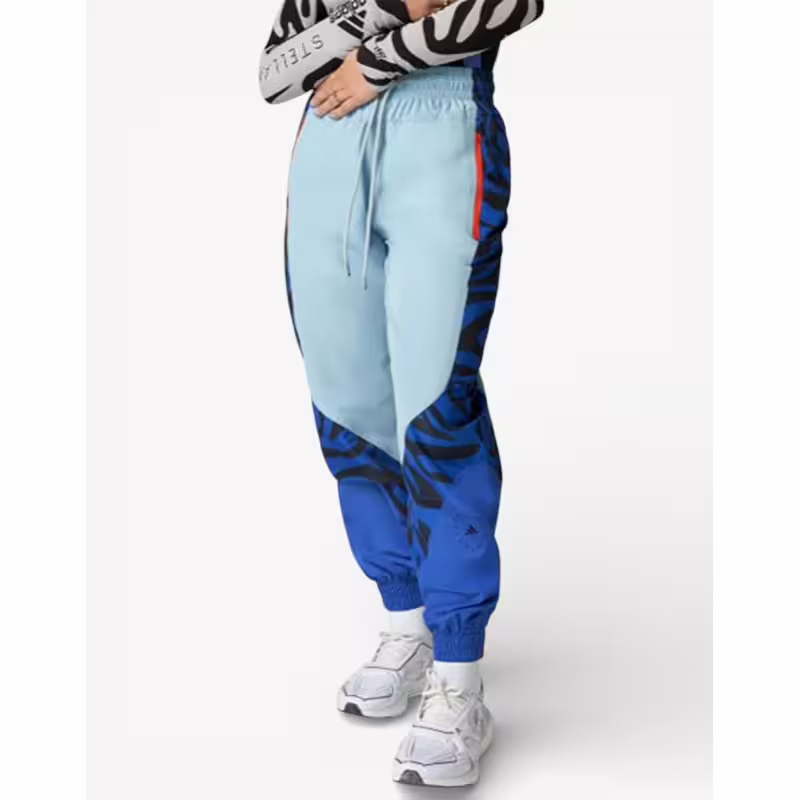 ADIDAS х Stella McCartney Printed Woven Track Pants Blue