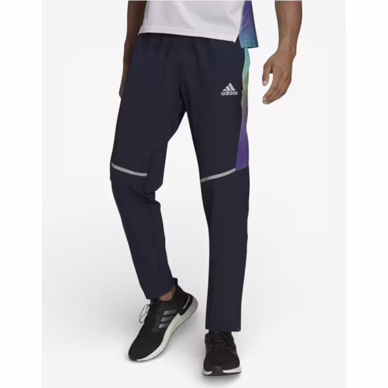 ADIDAS Own The Run Colorblock Pants Navy