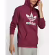 ADIDAS Originals Adicolor Classics Trefoil Hoodie Burgundy