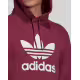 ADIDAS Originals Adicolor Classics Trefoil Hoodie Burgundy