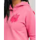 ADIDAS Cropped Hoodie Pink