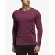 ADIDAS Techfit 3-Stripes Fitted Long Sleeve Top Purple