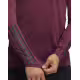 ADIDAS Techfit 3-Stripes Fitted Long Sleeve Top Purple