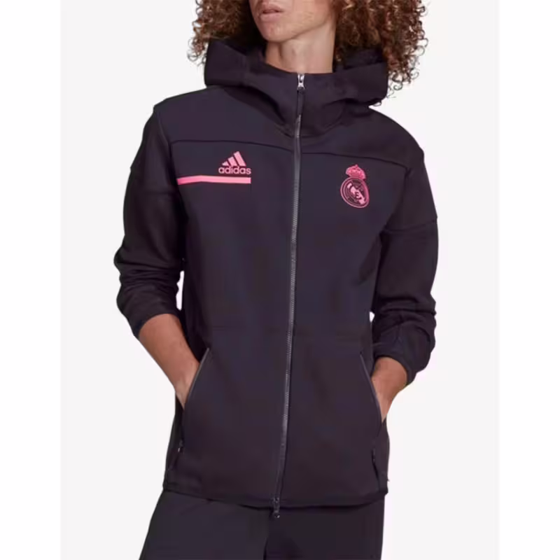 ADIDAS х Real Madrid Football Sports Jacket Black