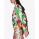 ADIDAS x Marimekko Tracktop Floral Print Striped Jacket Multicolor