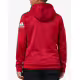 ADIDAS Stack Logo On Left Sleeve Hoodie Red