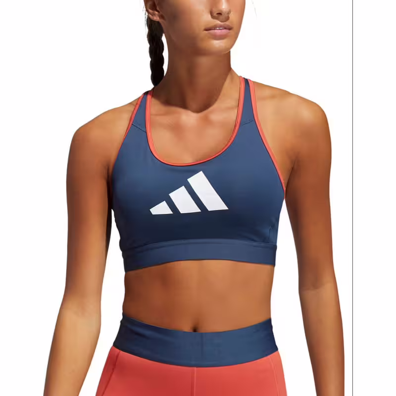 ADIDAS Medium Support Don't Rest 3 Bar Bra Navy