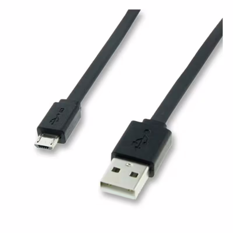 Кабел LX8527, бързо зареждане, силиконов, черен, USB-A(м), MICRO USB(м), 3m
