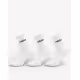 ADIDAS 3 Packs Linear Crew Cushioned Socks White