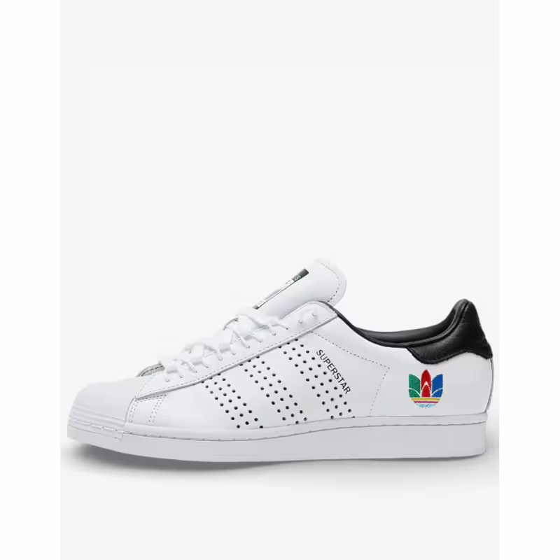 ADIDAS Originals Unisex Trefoil Logo Superstar Shoes White