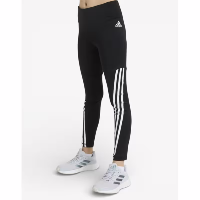 ADIDAS Optime Aeroready Training 3-Stripes Leggings Black