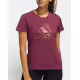 ADIDAS Sportswear Holiday Graphic Short Sleeve Tee Burgundy
