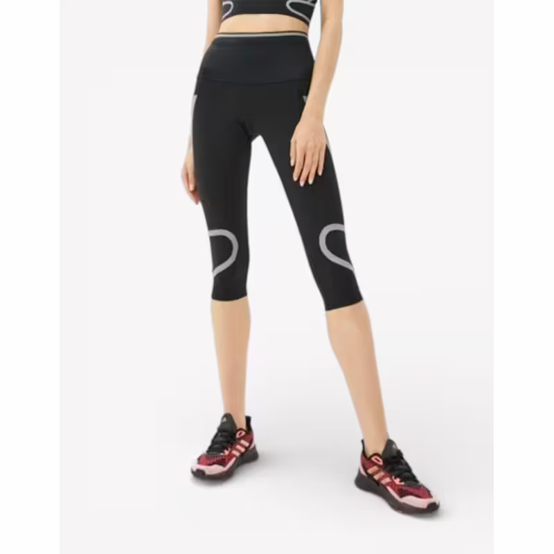 ADIDAS х Stella McCartney TruePace Heat.Rdy 3/4 Running Leggings Black