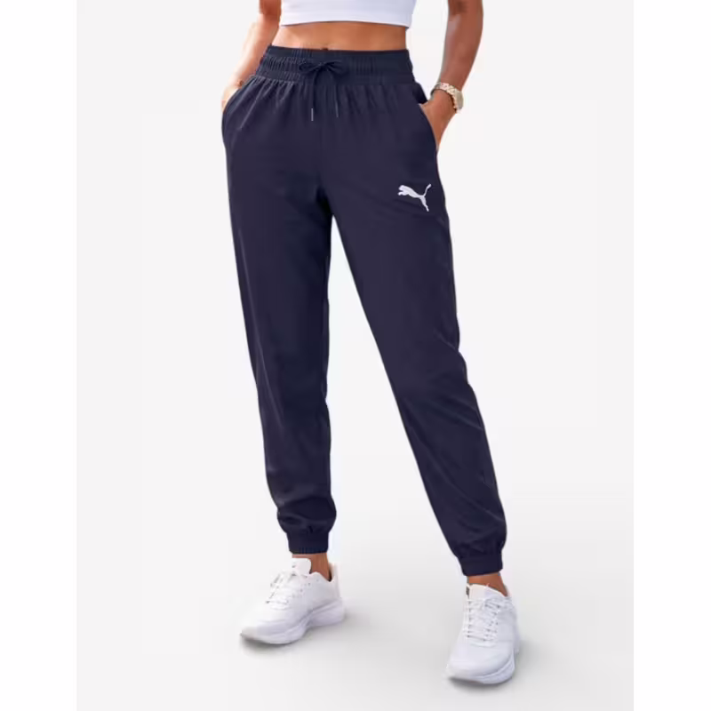 PUMA Cross The Line Warm Up Performance Pants Navy