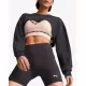 PUMA Forever Luxe Cloudspun Crop Top Black