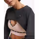 PUMA Forever Luxe Cloudspun Crop Top Black