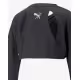 PUMA Forever Luxe Cloudspun Crop Top Black