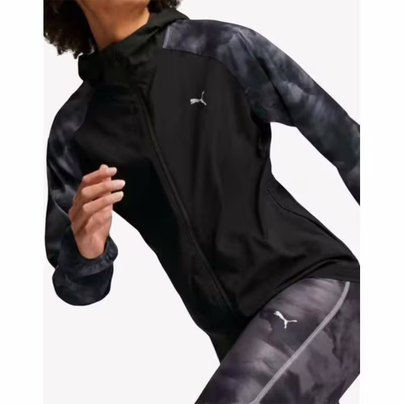 PUMA Run Favorite Aop Woven Jacket Black