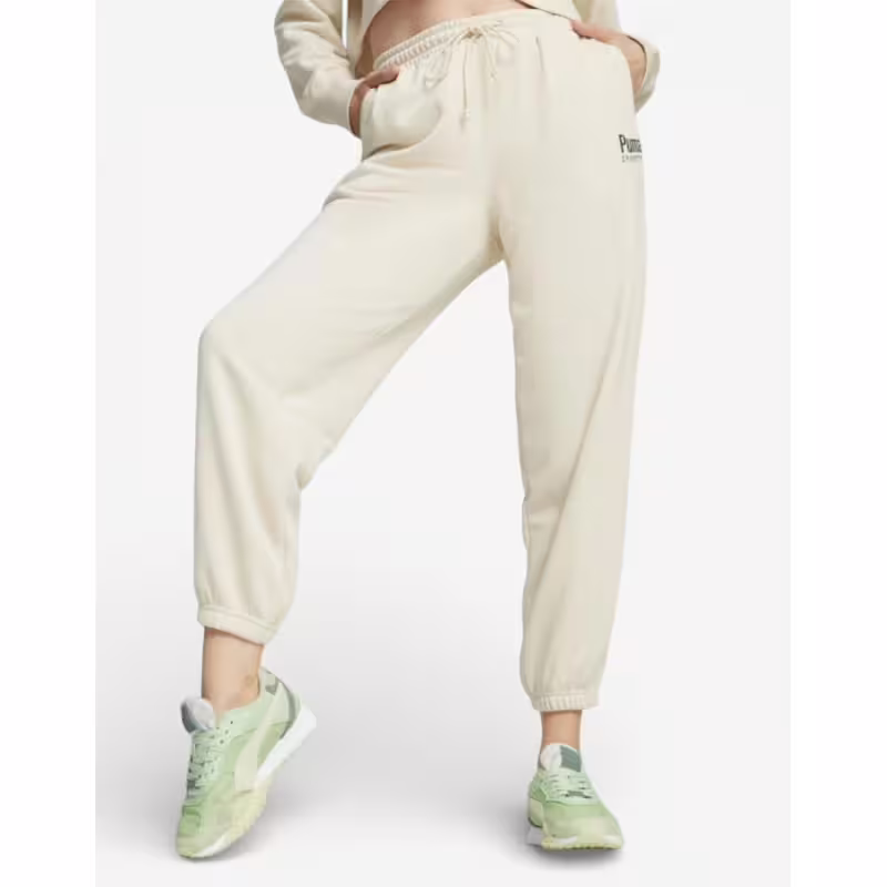 PUMA Team Relaxed Pants White