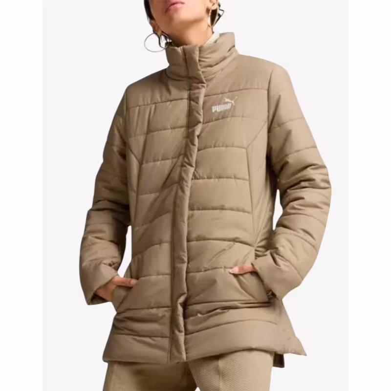 PUMA Essentials + Padded Jacket Brown