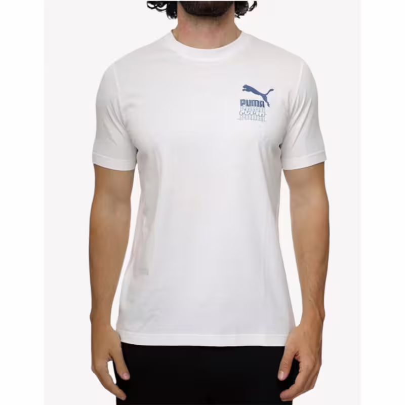 PUMA Classics Brand Love Graphic Tee White